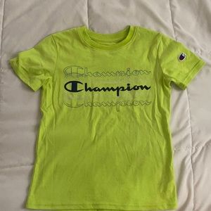 Size small champion neon tee